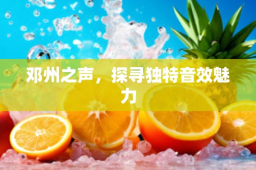 邓州之声，探寻独特音效魅力