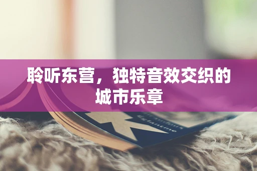 聆听东营，独特音效交织的城市乐章