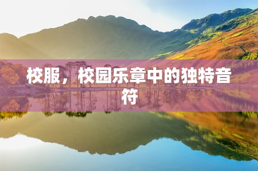 校服，校园乐章中的独特音符