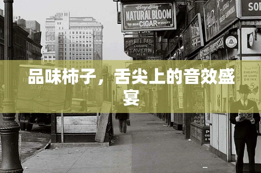 品味柿子，舌尖上的音效盛宴