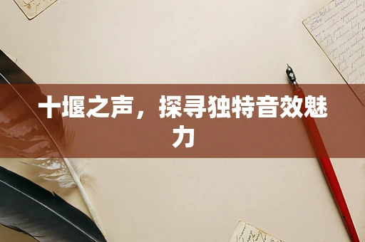 十堰之声，探寻独特音效魅力