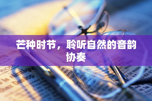 芒种时节，聆听自然的音韵协奏