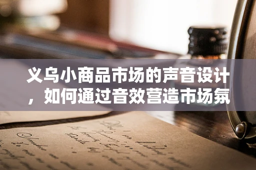 义乌小商品市场的声音设计，如何通过音效营造市场氛围？