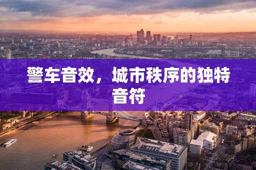 警车音效，城市秩序的独特音符