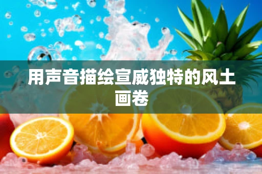 用声音描绘宣威独特的风土画卷