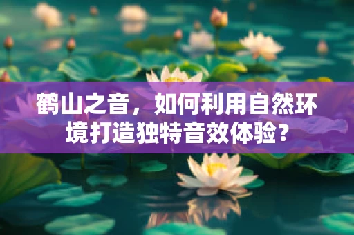 鹤山之音，如何利用自然环境打造独特音效体验？
