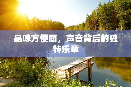 品味方便面，声音背后的独特乐章