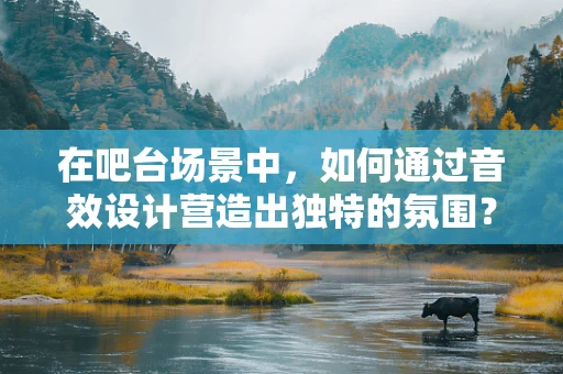 在吧台场景中，如何通过音效设计营造出独特的氛围？