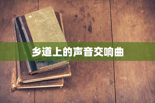 乡道上的声音交响曲
