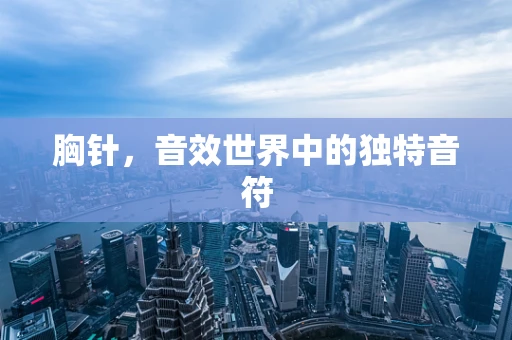 胸针，音效世界中的独特音符