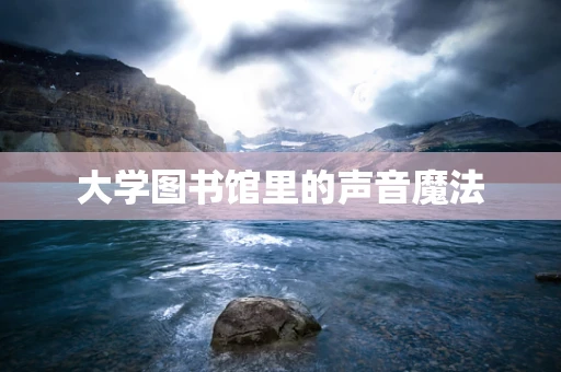 大学图书馆里的声音魔法