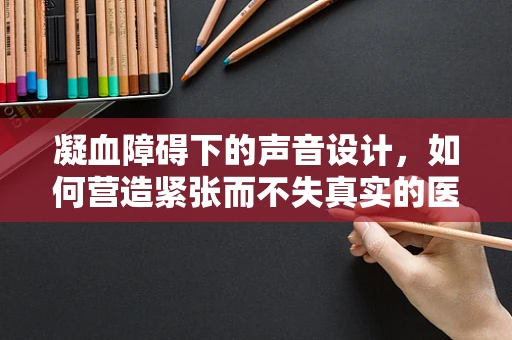 凝血障碍下的声音设计，如何营造紧张而不失真实的医疗氛围？
