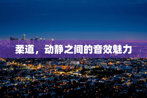 柔道，动静之间的音效魅力