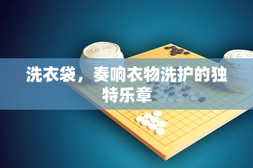 洗衣袋，奏响衣物洗护的独特乐章