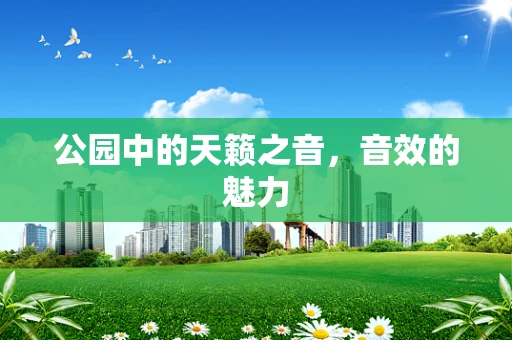 公园中的天籁之音，音效的魅力