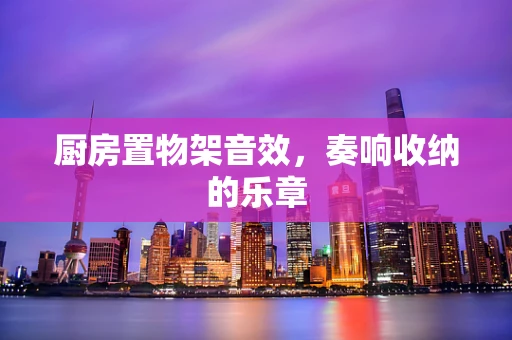 厨房置物架音效，奏响收纳的乐章