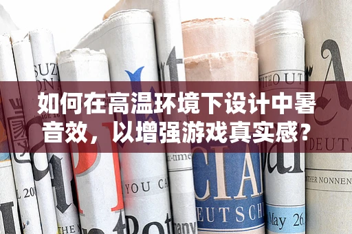 如何在高温环境下设计中暑音效，以增强游戏真实感？