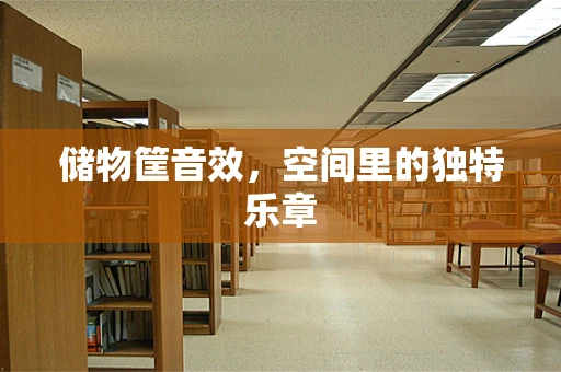 储物筐音效，空间里的独特乐章