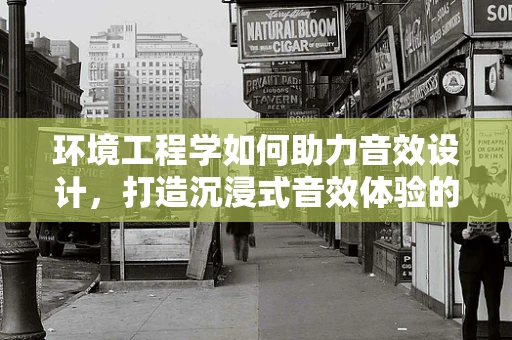 环境工程学如何助力音效设计，打造沉浸式音效体验的绿色路径？