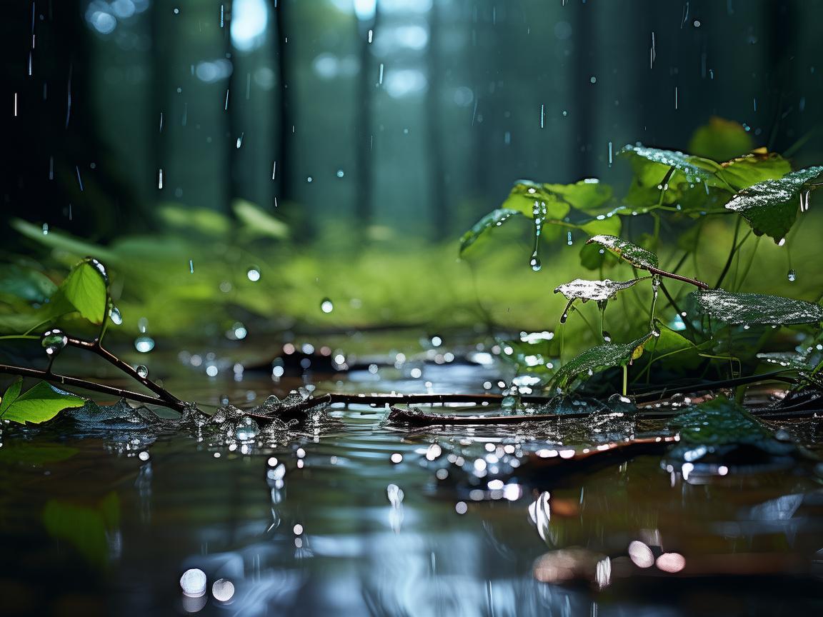 聆听雨水奏响的自然乐章