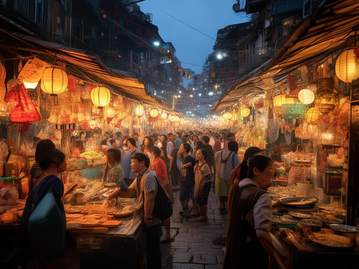 夜市音效，如何营造热闹而不失温馨的听觉氛围？